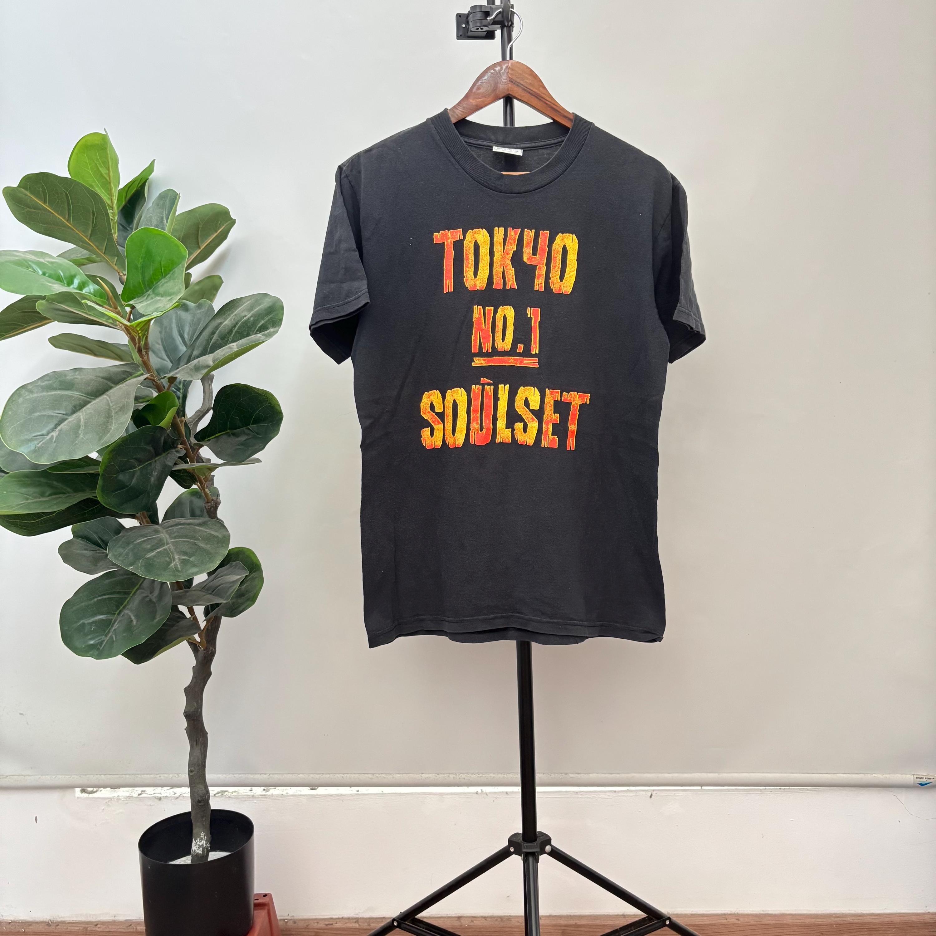 Vintage Tokyo No 1 Soul Set Shirt / Japanese Hip Hop Band Tee Black Size M