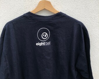 ⭐️希少⭐️ 90s eight ball records 黒 Tシャツ USA製 e907d442fbc1abeb9d281bb5e5370a
