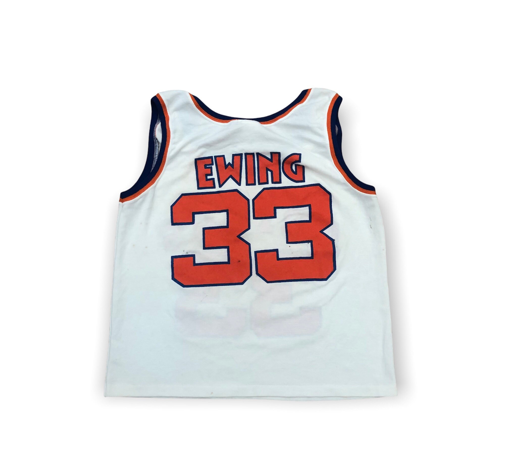 JOHN STARKS NEW YORK KNICKS VINTAGE 1990'S CHAMPION JERSEY ADULT 48 - Bucks  County Baseball Co.