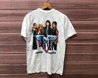 Vintage 80's TNT Heavy Metal Band T Shirt / Japan Tour 89 - Etsy