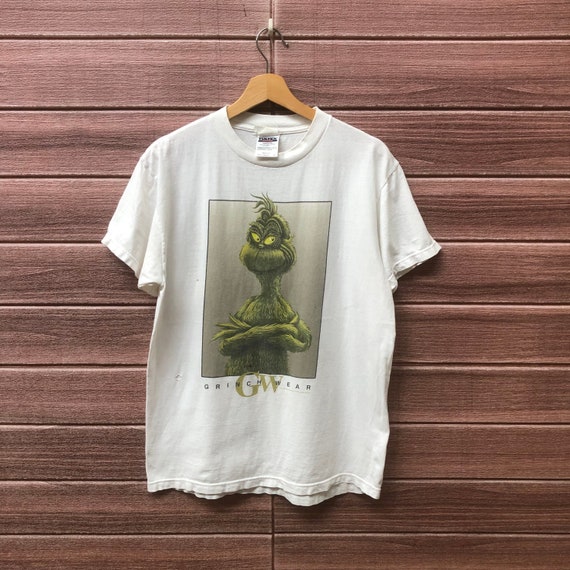 Vintage 90s Grinchwear Shirt How the Grinch Stole Christmas X