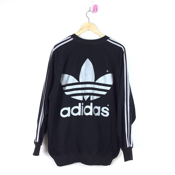 Vintage Adidas Trefoil Big Logo Sweatshirt / Adida