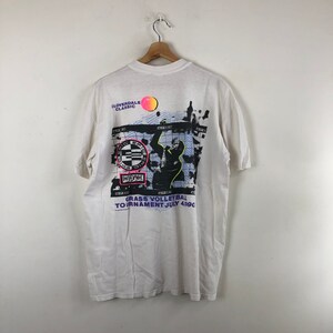 Vintage Epic Surf And Skate Shirt / Bustamove / Grass Volleyball 1990 Tournament / Beach Wear / Stedman