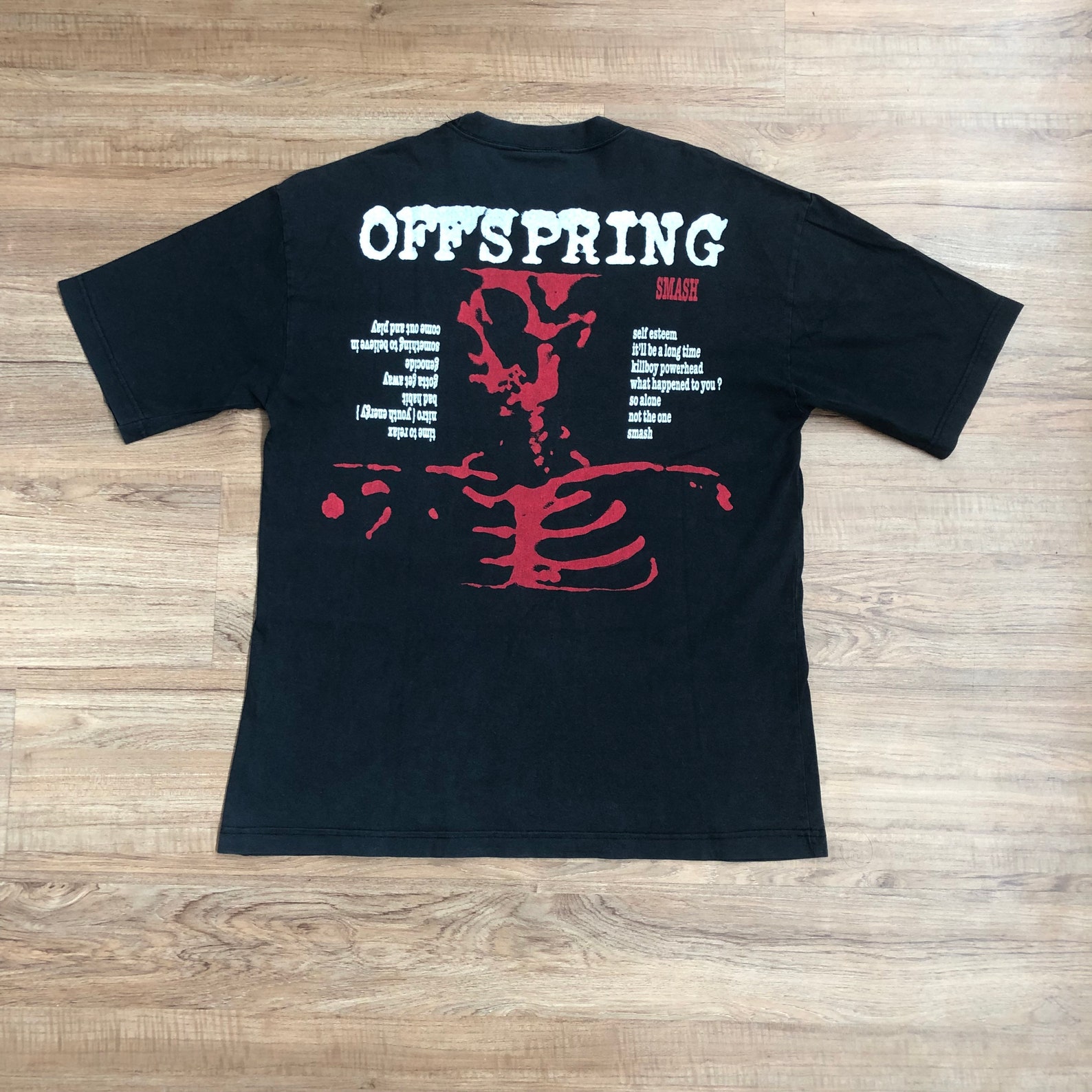 Vintage 90s The Offspring Shirt / Smash Tour / Punk Rock Size | Etsy