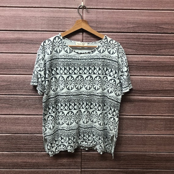 Chemise Vintage Années 90 Pipeline - Motif Surf/Skate Tribal - Taille L - Occasion Très Bon État