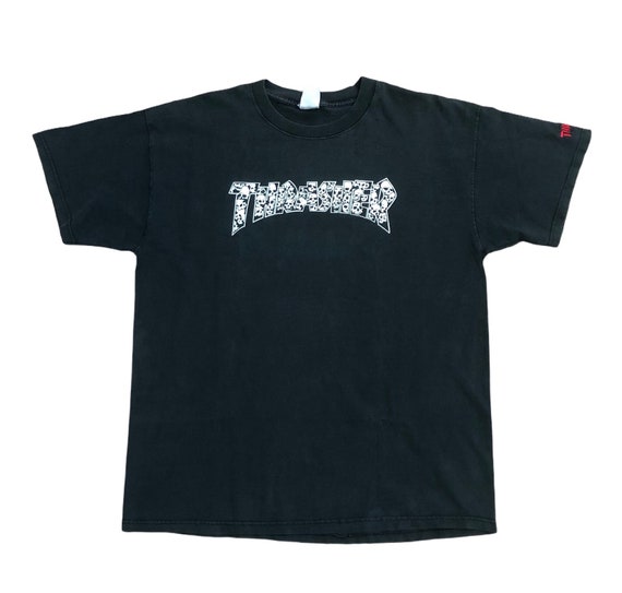 Vintage 90s Thrasher Magazine Skulls Shirt / Skateboarding / - Etsy