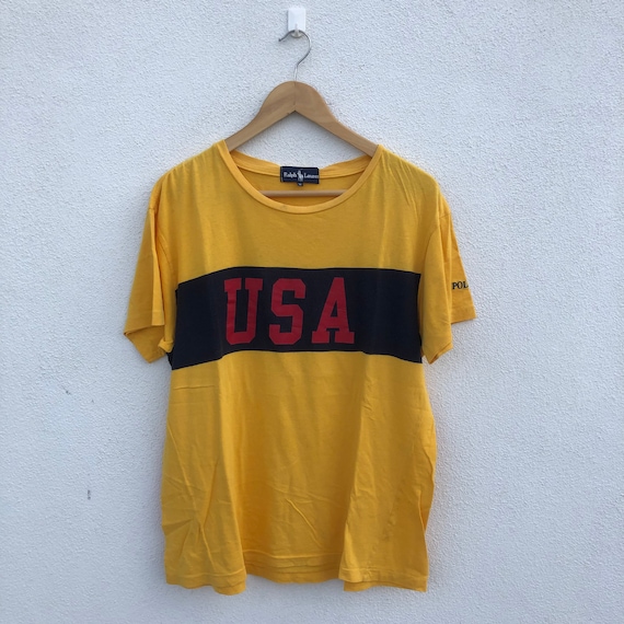 Vintage 90’s Polo USA T Shirt / OG Polo Ralph Laur