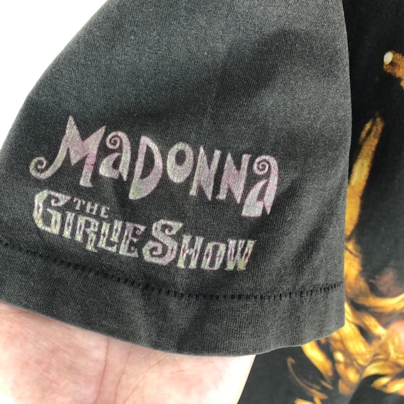 Vintage Madonna Shirt Distressed / The Girlie Show / Herb Ritts / Band T Shirt / Tour Shirt View 6