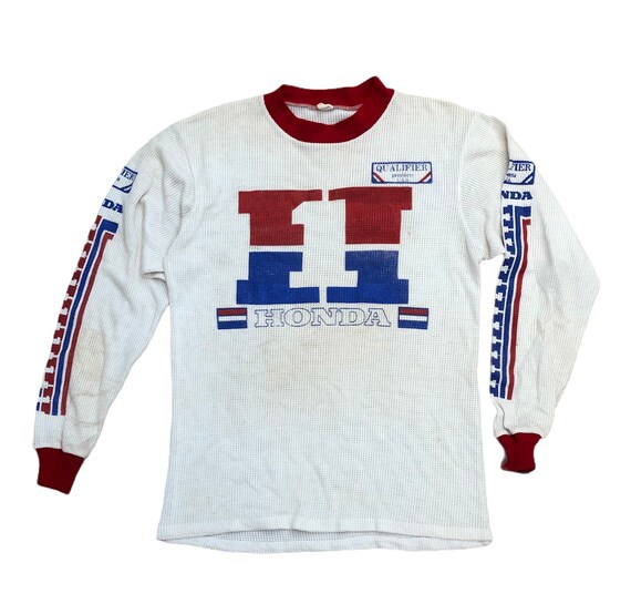 Vintage Honda Qualifier Product Racing Shirt Ls / Moto X Etsy