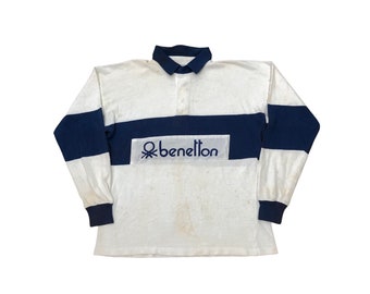 Benetton Rugby Shirt - Etsy