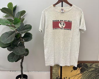 Vtg 90s Sick of It All Worldwide HARDCORE Band T Shirt - Etsy