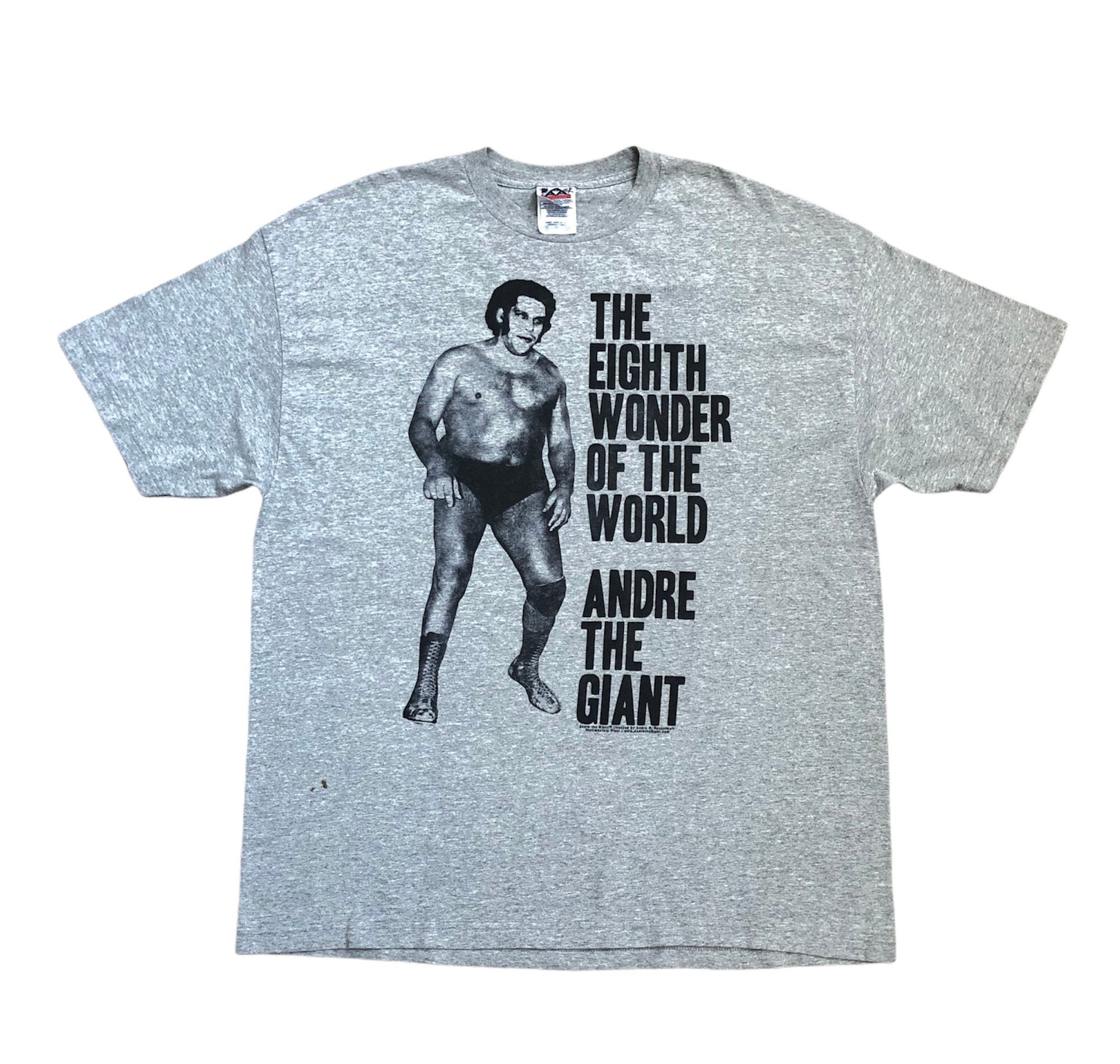 Vintage Andre the Giant Shirt / the Eight Wonder of the Vintage Andre the Giant Shirt / the Eight Wonder of the