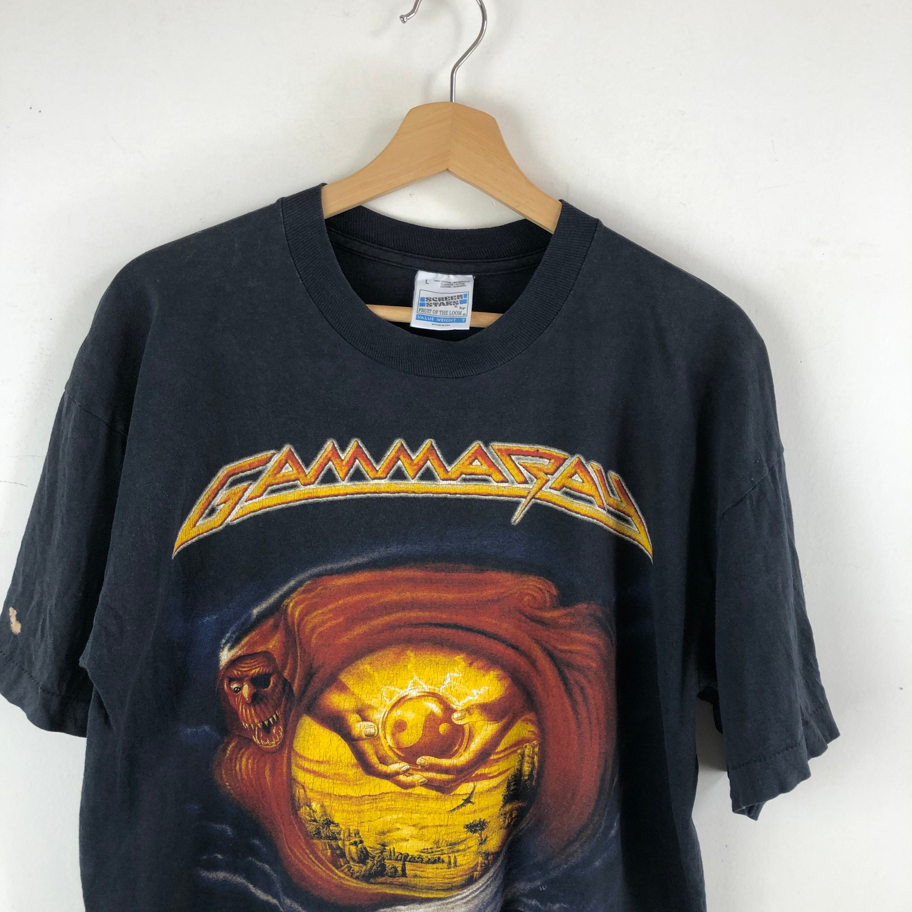 Vintage 90's Gamma Ray Shirt / Band on A Mission 1996 Tour Vintage 90's Gamma Ray Shirt / Band on A Mission 1996 Tour