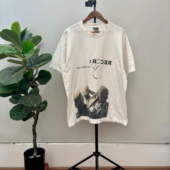 Vintage Recon Shirt Happy Birthday Tok / Stash Futura Tee Size XL