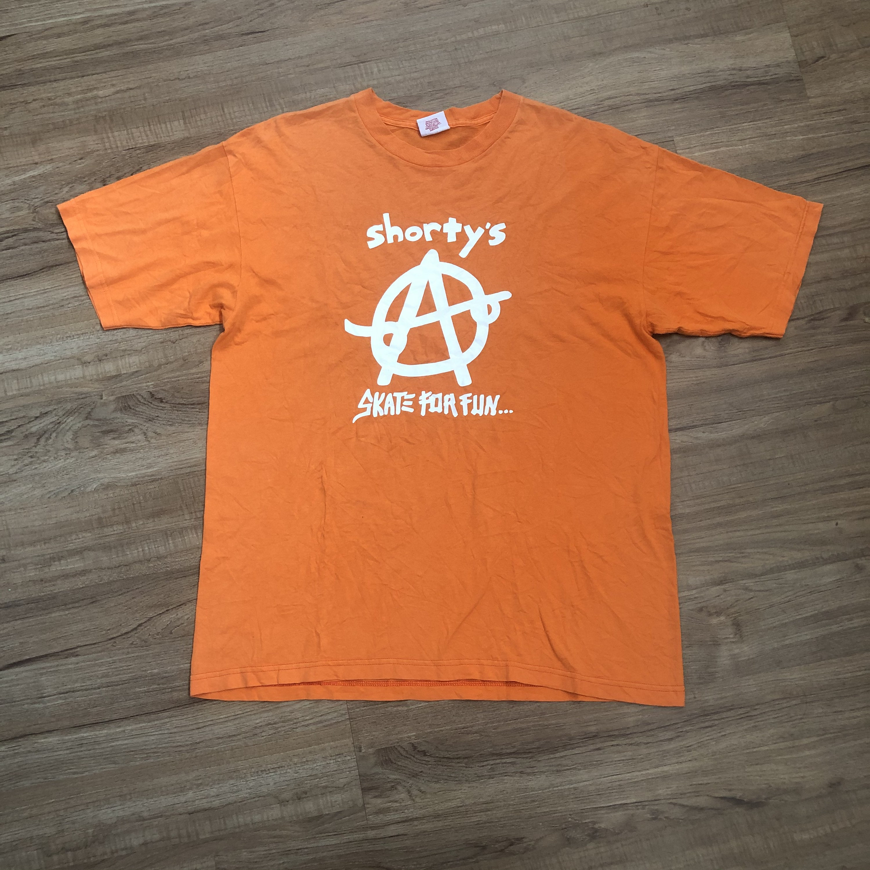 Vintage 90s Shortys Skateboards Shirt Anarchy / Skate for - Etsy