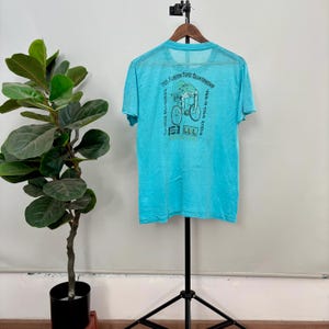 Vintage 80’s BMX Shirt / 1985 Florida State Championship Bike Paper Thin Summer Wear