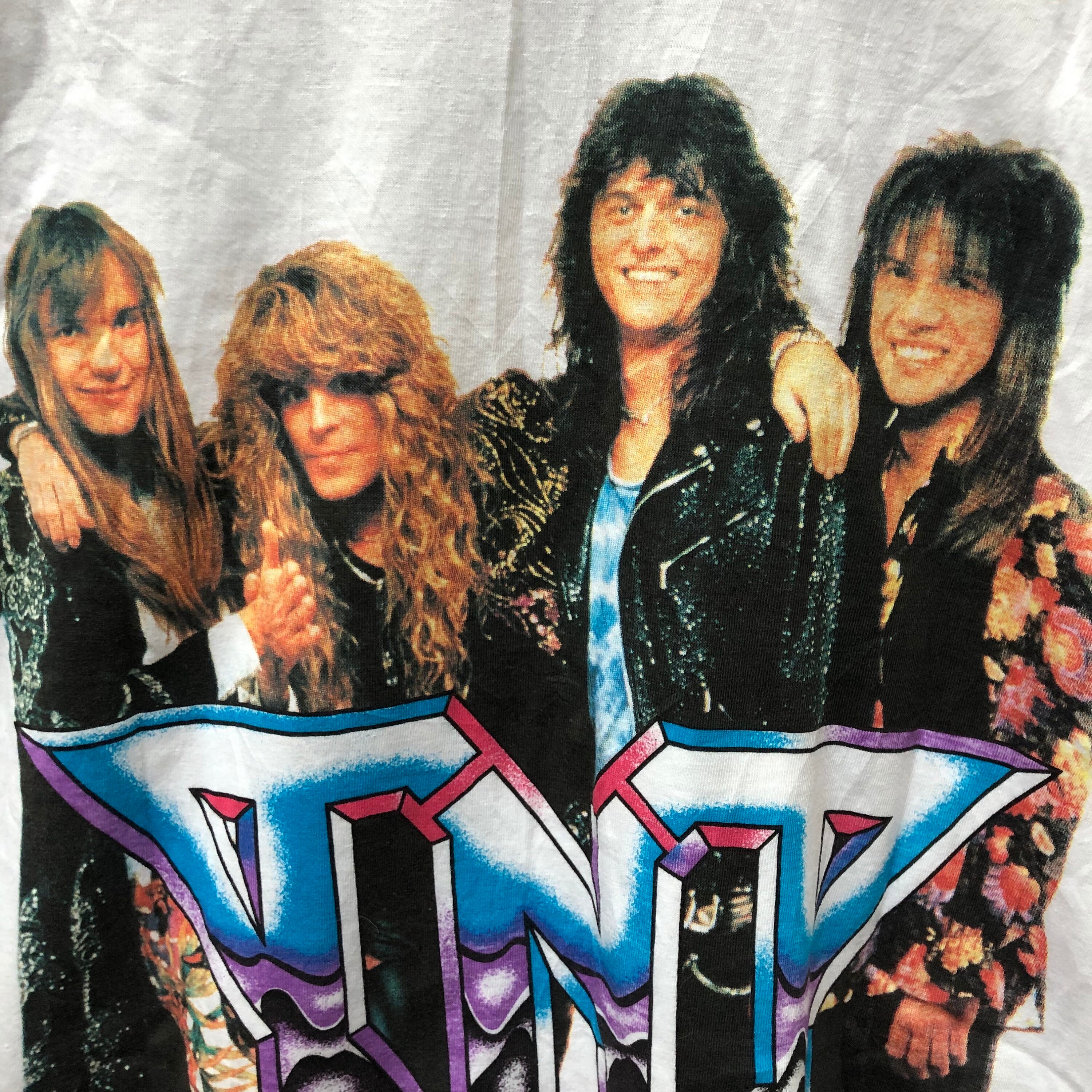Vintage 80's TNT Heavy Metal Band T Shirt / Japan Tour 89 - Etsy
