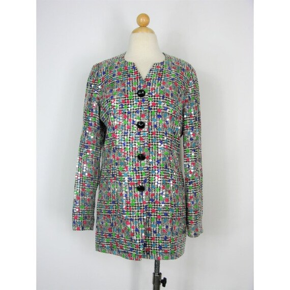 vintage sequin blazer