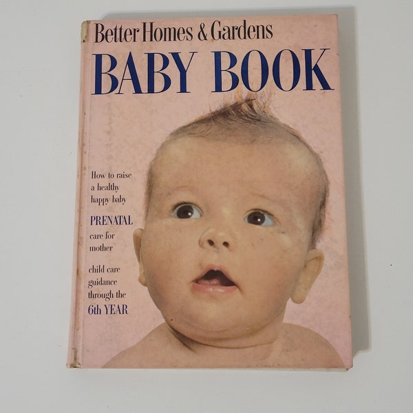 Better Homes And Gardens Baby Book Vintage 1960