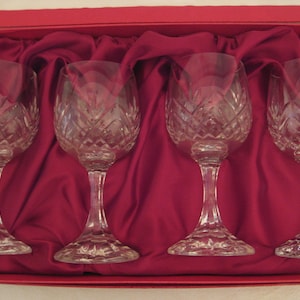 Vintage Cristallerie Zwiesel - Schott-Zwielsel-Glass - Set of 4 in Original Box -
