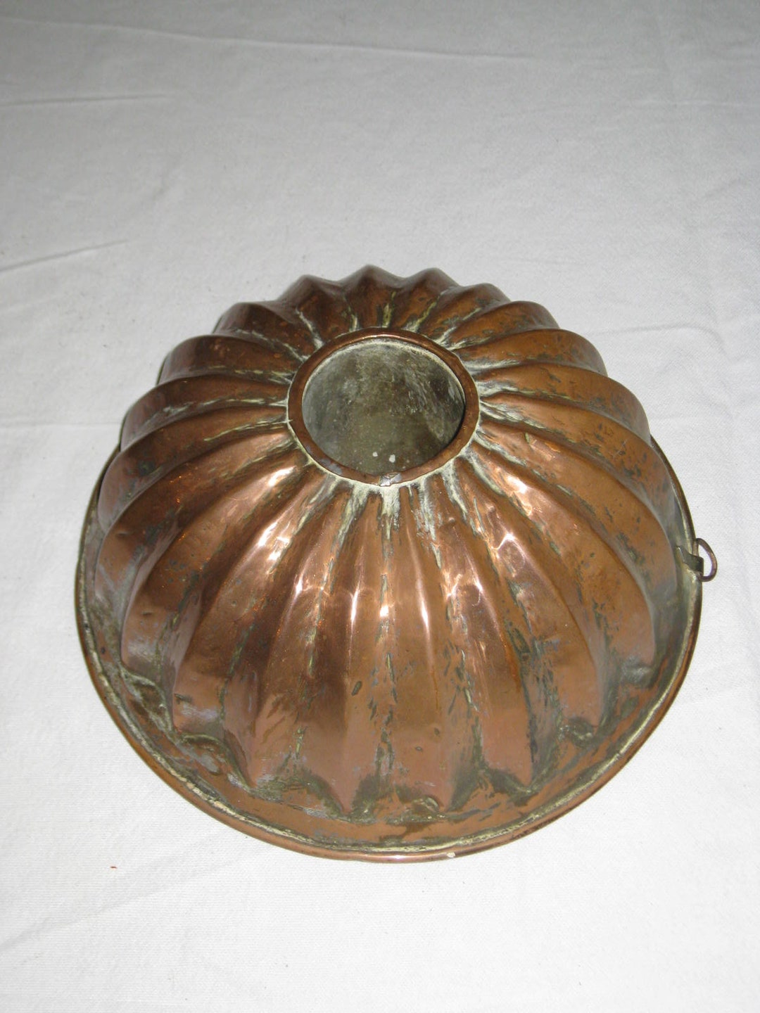 Vintage Copper Jello Mold Bundt Cake Pan Wall Hanging Decor Etsy