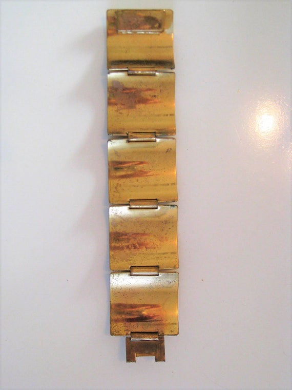 1960's Japanese Glazed Articulated Bracelet - image 5