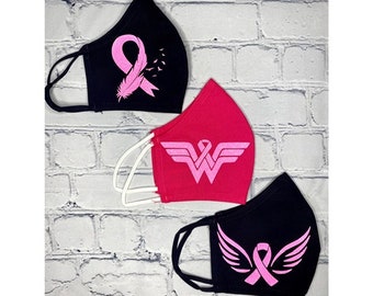 Adult Breast Cancer Awareness Face Mask