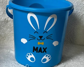 Personalized Easter Egg Hunt Bucket: Custom Name Pail