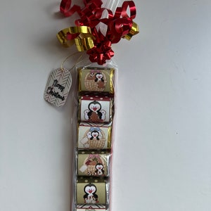 Christmas Penguin Hershey Nugget Stocking Stuffer