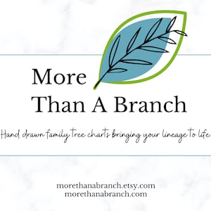 family tree, family tree template, more than a branch, descendant tree, lineage chart, surname chart, genealogy for kids, more than a branch family tree, digital download family tree, family tree with pictures, pedigree, reverse tree, family reunion