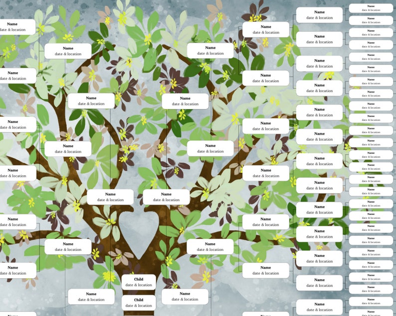 5 generation ancestor chart download, A4, 8.5 x 11 letter, research binder, genealogy, ancestry, 5 generation pedigree chart, family tree template, ancestry search, rootsweb, ancestry family tree, family ancestry, genealogical tree, lds genealogy