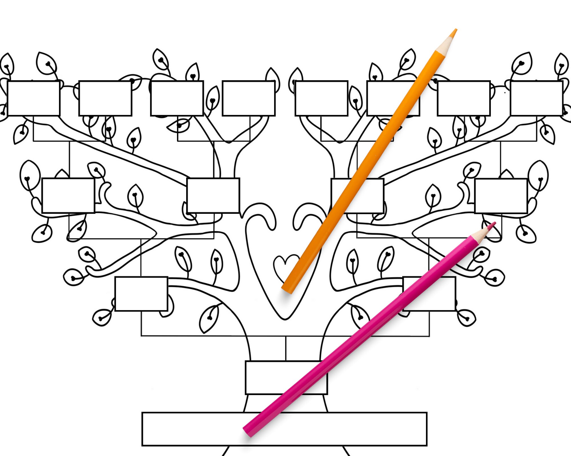 Family Tree Coloring Pages For Kids Coloring Pages