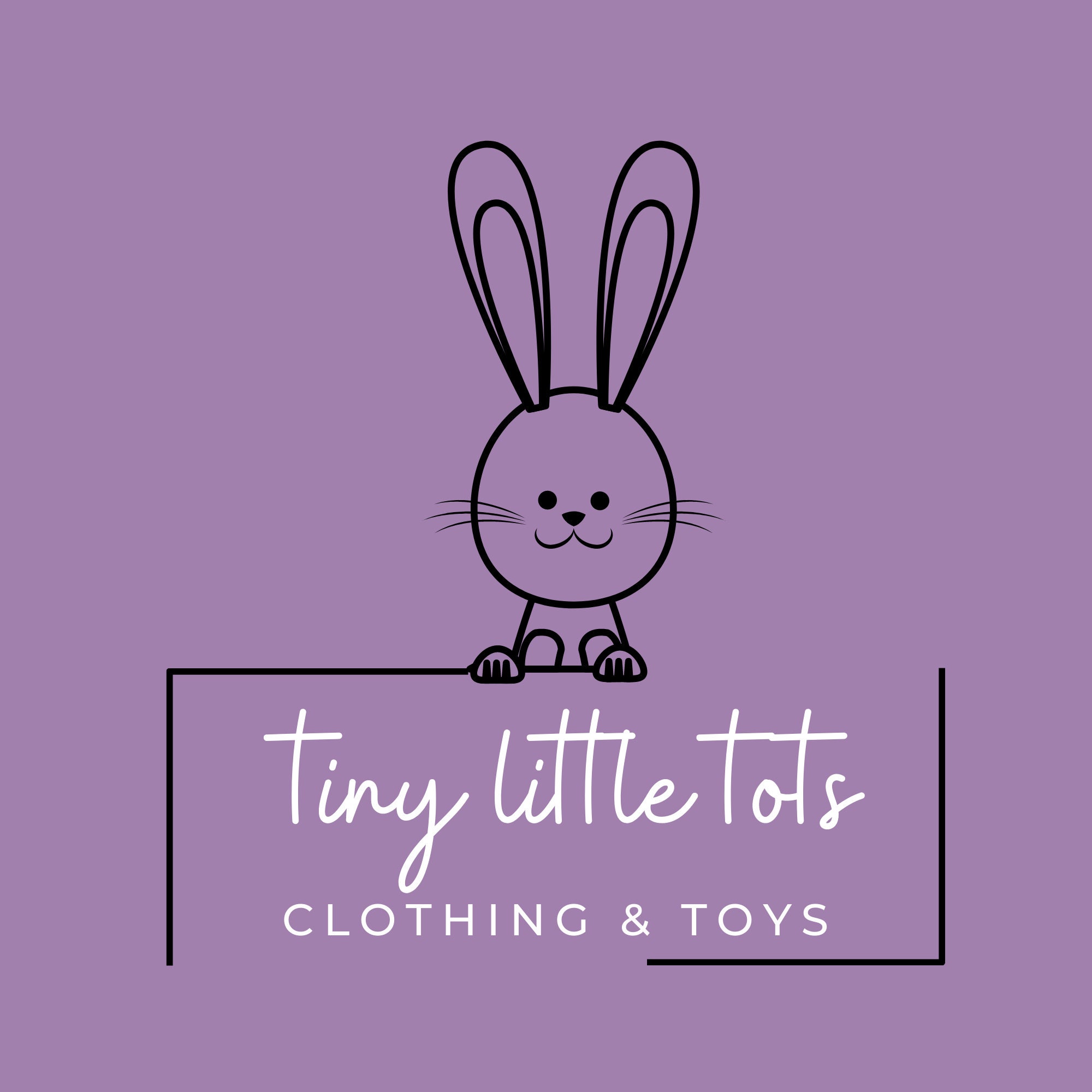 Tots Premade Logo Kids Logo Minimalist Logo Design Baby Etsy