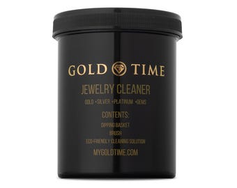 Limpiador líquido de joyas Gold Time para oro, plata, platino y gemas
