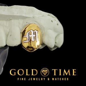 Custom Single Tooth Cap with Engraving - Animal, Image, Logo, Photo, Initial