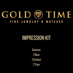 Grillz Impression Kit - Dental Molds - DIY Everything Included - Kit ONLY - Trays, Putty, Instructions - Retainer Braces Denture