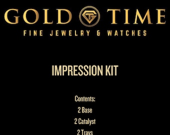 Grillz Impression Kit - Dental Molds - DIY Everything Included - Kit ONLY - Trays, Putty, Instructions - Retainer Braces Denture