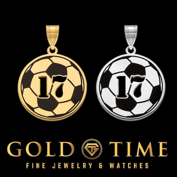 Soccer Ball Cutout Number Pendant Soccer Ball Cutout Number Pendant