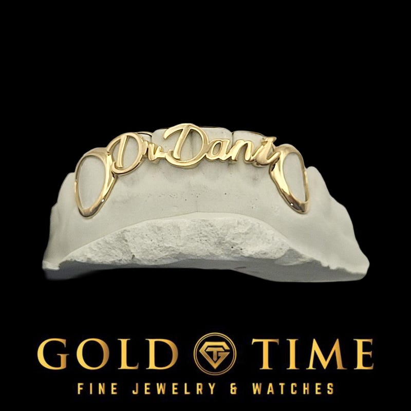 Gold Grillz Letters - Etsy