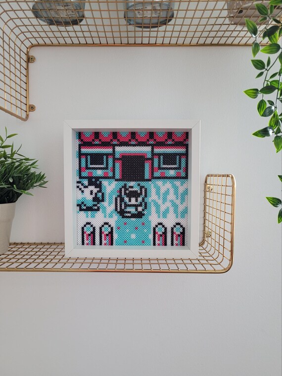 Zelda Pixel Art | Handmade Fuse Bead, Link's Awakening Framed