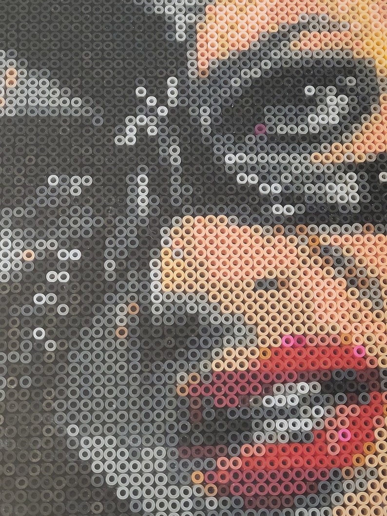 Catwoman Pixel Art Batman Returns T Perler Beads Hama Etsy