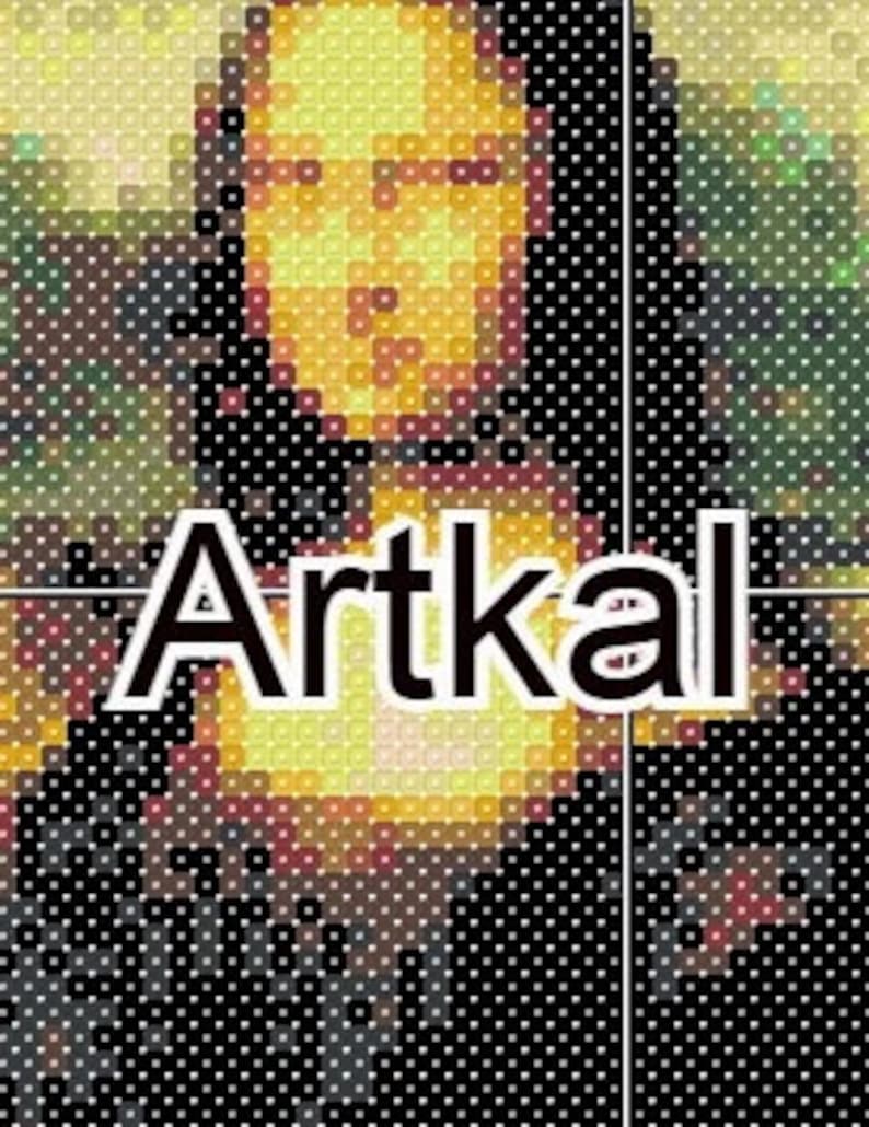 Mona Lisa Bead Patterns Hama Perler & Artkal Pixel Art - Etsy UK