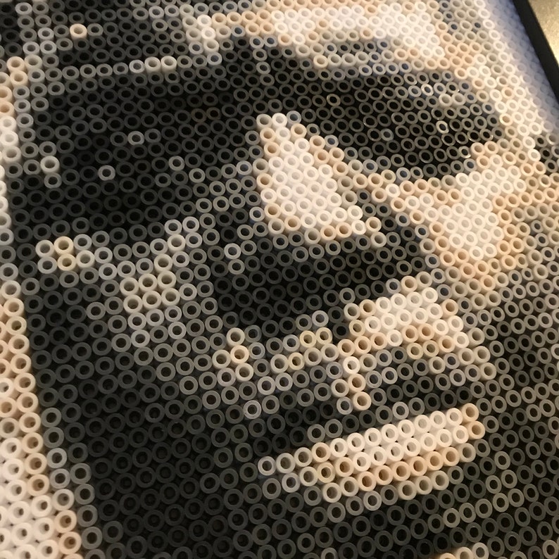 The Notorious B.I.G. Pixel Art Portrait Perler Beads Hama Etsy