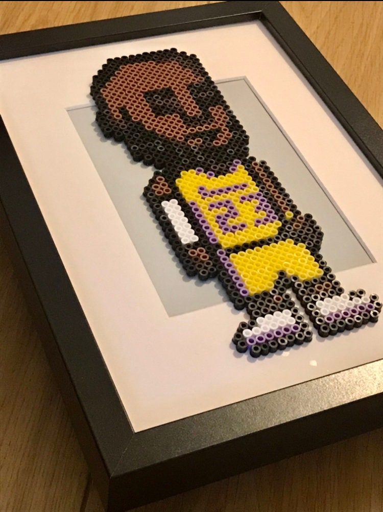 Make Kobe Bryant pixel art by Lego 