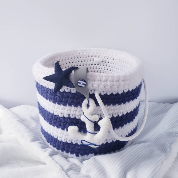 Nautical Basket Etsy