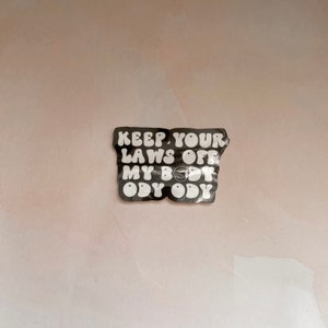 Keep Your Laws Off My Body Sticker - Pro-Choice & Reproductive Rights Stickers