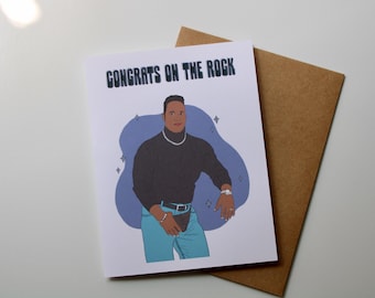 The Rock Engagement Card - Engagement Card & Gift