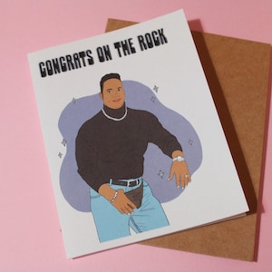 The Rock Engagement Card - Engagement Card & Gift