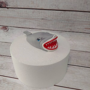 Fondant Shark Cake Topper - Fondant Shark Head - Fondant Shark