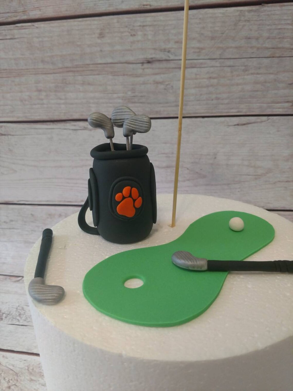 Fondant Golf Cake Toppers Golf Theme Party Father's Etsy